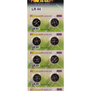 Hi-Watt: AG13/A76 (LR44) Batteries, 1,5V, Alkaline, 10-pack