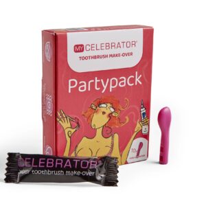 My Celebrator - Toothbrush Makeover Ten-Piece Party Pack - Pink