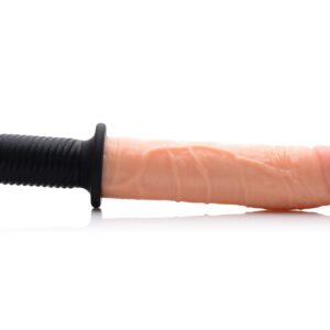 XR Brands - Onslaught 13 Mode XL Flesh Dildo - Beige