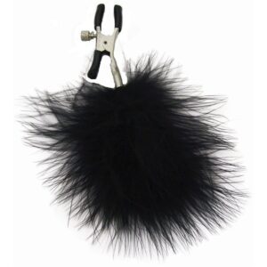 Sportsheets u2013 S&M Feathered Nipple Clamps u2013 Black