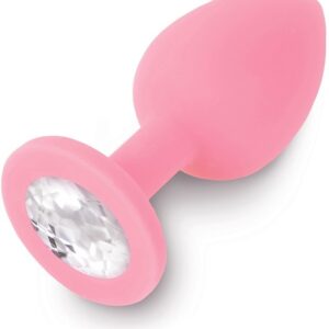 Dolce Piccante: Jewellery Plug, Silicone Diamond, pink