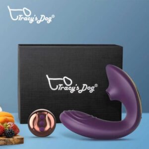 Tracy's Dog 2 in 1 Clit Stimulation Licking Vibrator, Slap Dual Function & Remote Control AVB072BU