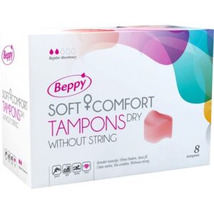 Beppy: Soft Comfort Tampons, Dry, 8-pack