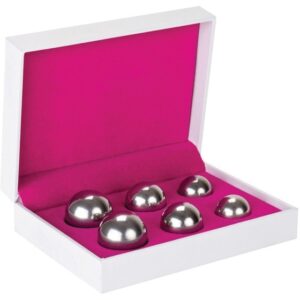 Shots Toys: Ben Wa Balls, 3 Different Weights, silver