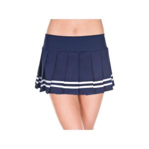 Music Legs Pleated Double Striped Skirt ML185