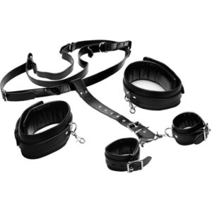 Strict: Thigh Sling With Wrist Cuffs