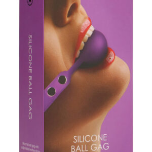 Ouch!: Silicone Ball Gag, purple