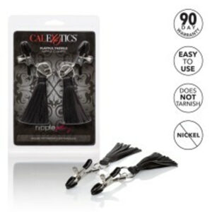 Playful Tassels Nipple Clamps Black