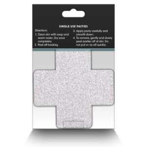 Pasties Glitter Cross 2 Pair