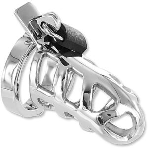 Triune: Brutal Chastity Cage, Stainless Steel, 45 mm