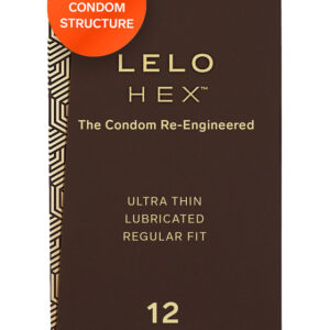 LELO: HEX Respect XL, Condoms, 12-pack