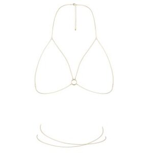 Bijoux Indiscrets Magnifique Bra Chain Gold