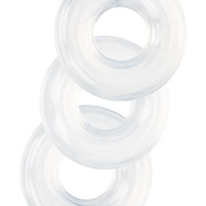 California Exotic: Set of 3 Silicone Stacker Rings
