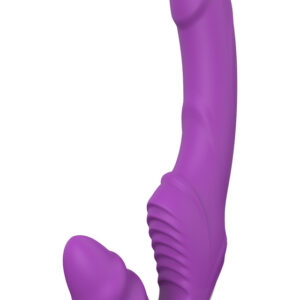 Dream Toys: Good Vibes, Double Dipper, Strapless Strap On, purple
