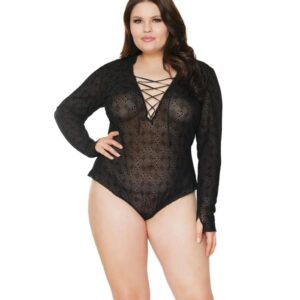 Coquette Queen Size Chill & Thrill Romper CQ21318X