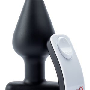 Screaming O: Rechargable Vibrating Plug XL with Remote, black