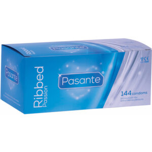 Pasante Ribbed Passion: Condoms, 144-pack