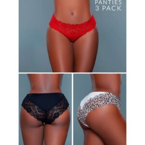 Be Wicked Arlo Bikini Panty 3 Pack BW2210