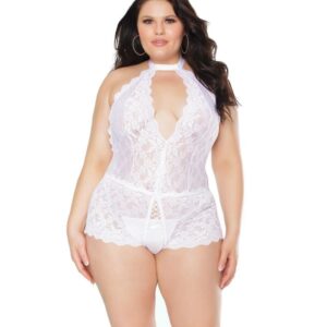 Coquette Plus Size Pure Romance Teddy CQ22125X