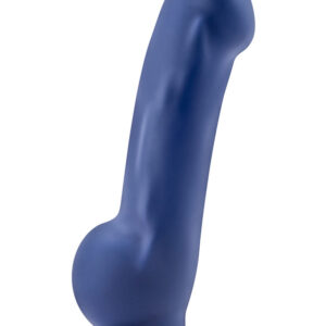Blush: Avant D8, Platintum Cured Silicone Dildo, blue