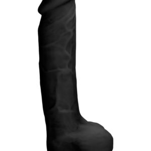 RealRock Ultra: Silicone Dildo / Dual Density, 18 cm, black