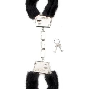 Shots Toys: Furry Handcuffs, black
