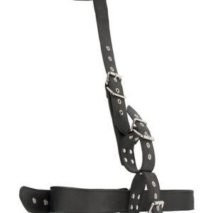 Vegan Fetish: Neck Restraint with Handcuffs