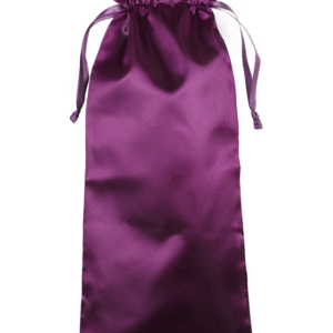 Satin Storage Bag, 37 x 14.5 cm, purple
