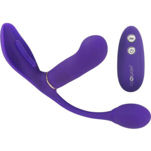 GoGasm: Pussy & Ass Vibrator, purple