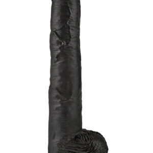 King Cock: Cock with Balls, 38 cm, black