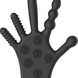 Fistit: Silicone Stimulation Glove, black