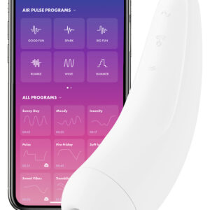 Satisfyer Connect: Curvy 2+, Air Pulse Stimulator + Vibration, white