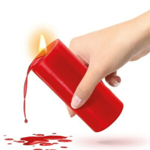 Low temperature red candle  Fetish Tentation