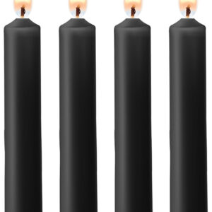 Ouch!: Teasing Wax Candles, 4-pack, black