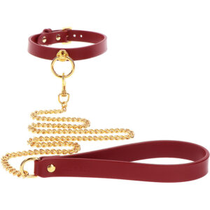 Taboom Luxury: O-Ring Collar & Chain Leash