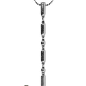 Ouch!: Urethral Sounding, Steel Dilator with Ring, 9.5 mm