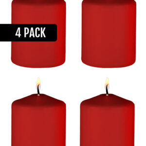 Ouch!: Tease Candles Blood Orange, 4-pack, red