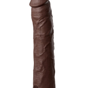 King Cock Elite: Dual Density Silicone Cock, 30 cm, dark