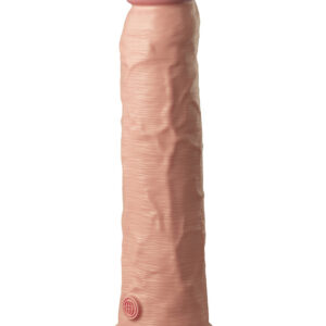 King Cock Elite: Dual Density Silicone Vibrating Cock, 25 cm, light