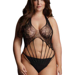 Le Désir: Strappy Lace Teddy, One Size Plus