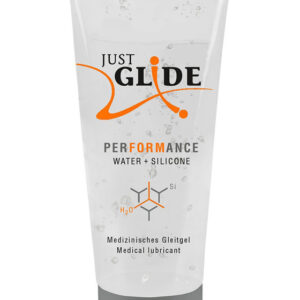 Just Glide: Performance, Water- och Silicone-based Lubricant, 200 ml