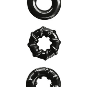NSNovelties: Renegade, Dyno Penis Rings, black