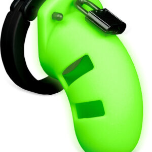 Ouch! Glow in the Dark: Silicone Cock Cage Model 20