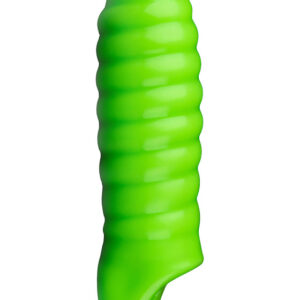 Ouch! Glow in the Dark: Swirl Thick Stretchy Penis Sleeve