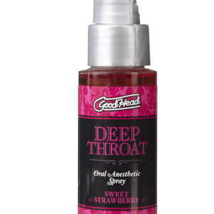 GoodHead: Deep Throat Spray, Sweet Strawberry, 59 ml