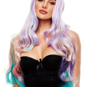 Pleasure Wigs: Ella Peruk, Pastel Rainbow