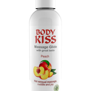 Nature Body White: Body Kiss Massage Glide, Peach, 100 ml