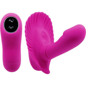 Pretty Love: Fancy Clamshell Vibrator with Remote