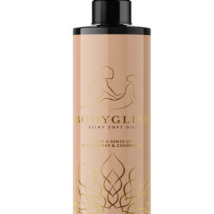 BodyGliss: Massage Oil & Lube, Strawberry/Champagne, 150 ml