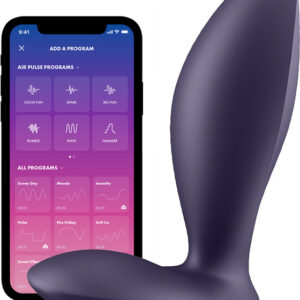 Satisfyer Connect: Power Plug, Plug Vibrator, purple